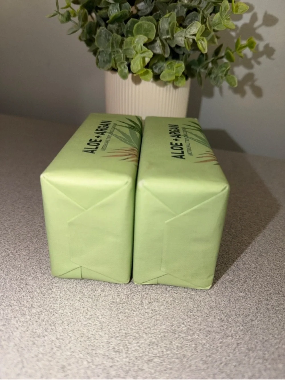 SAI Artisan ALOE + ARGAN Almond Face & Body Hydrating Micro-Scrub Soap